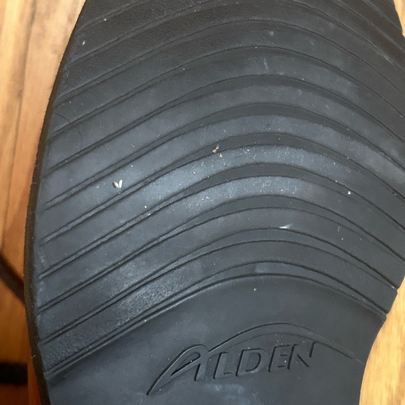 Alden Mens Shoes Mens 7.5 Brown Made In USA Shoe Goodyear Welt Blucher Apron Toe - Picture 4 of 8